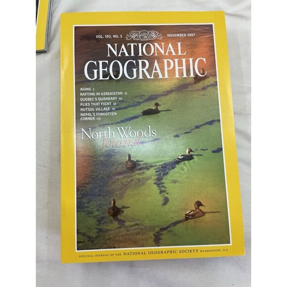 Vintage Nat Geo Lot Jul–Dec 1997 w/ Slipcover | Travel, Science, History - Picture 12 of 16